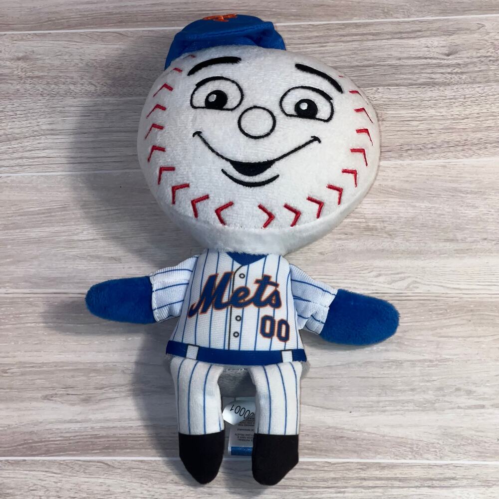 WoW! Awesome NEW YORK METS Mr Met 10" Plush Doll Mascot Foco NY
